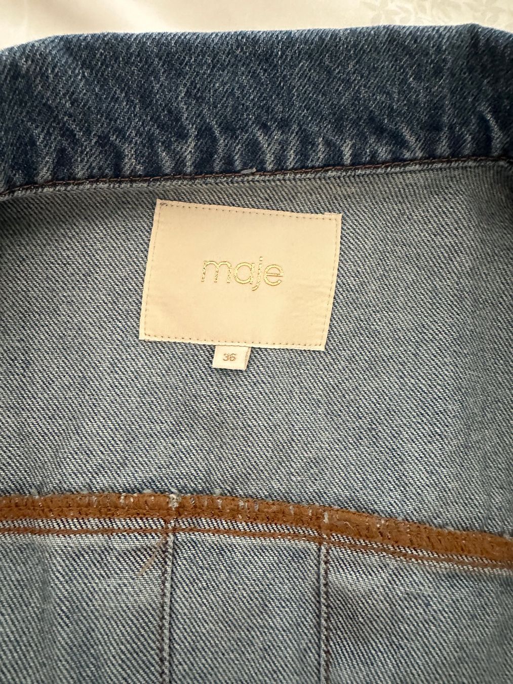 Maje Giacche: Veste en jeans Maje – Nuovo (secondo la descrizione) da Nyon venduto da MK_AllenTX 3