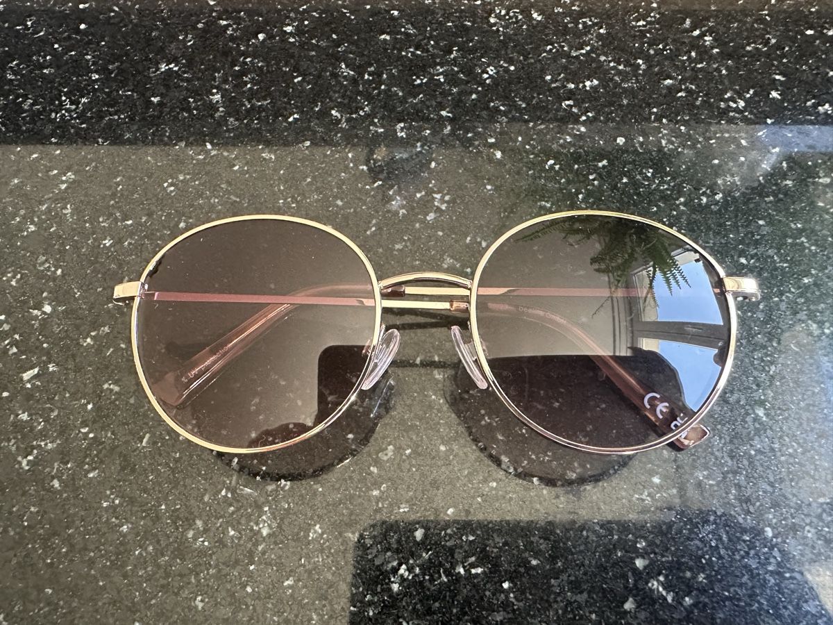 Occhiali & Lenti: Sonnenbrille rund goldfarben  – Nuovo (secondo la descrizione) da Zufikon venduto da tam_gfx6