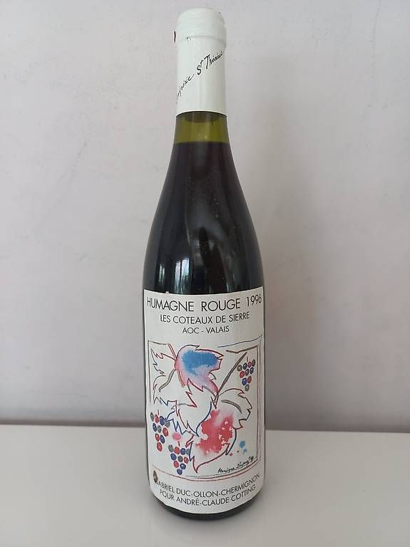 Wein: Vin Humagne Rouge 1996 - 3 bouteilles – Gebraucht aus Ollon VD von Timit