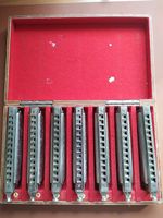 Mundharmonikas 7x Hohner (Tonart A-G) 