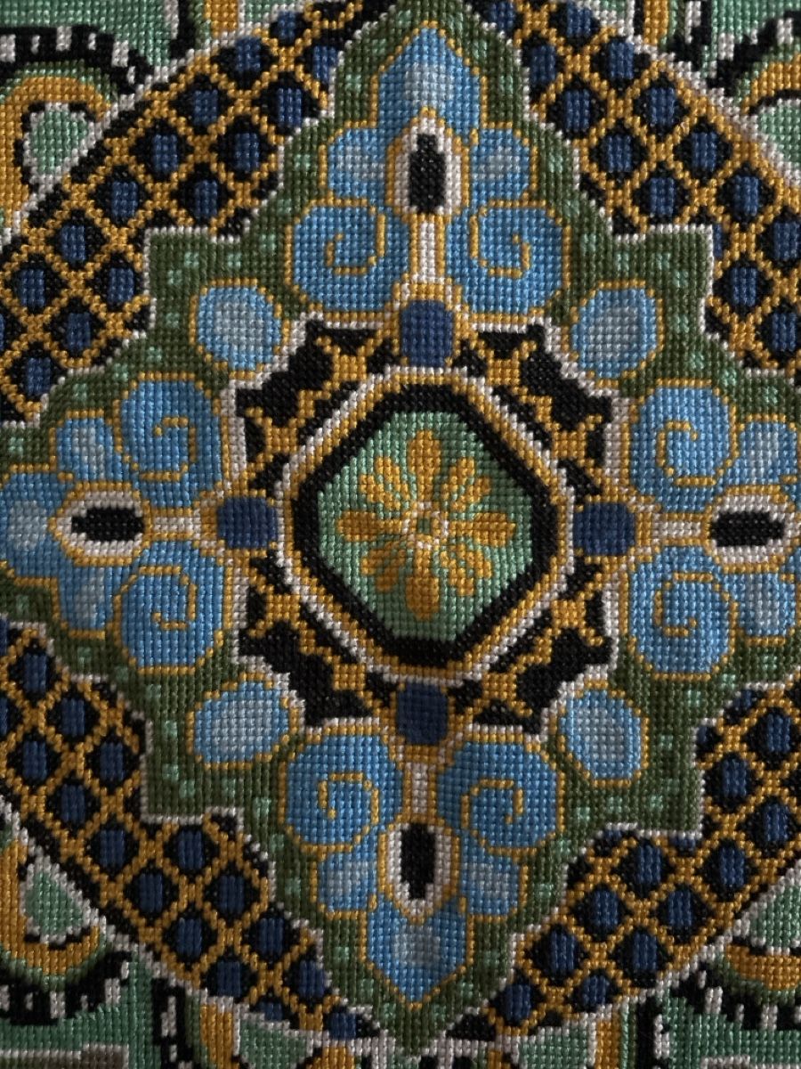 Coussins: Handgesticktes Kissen oder Tischdecke  – Neuf avec emballage d'origine à Bellinzona par LuganoBoutique 2