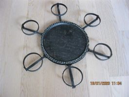 Fondue Drehteller / Karussel aus Eisen