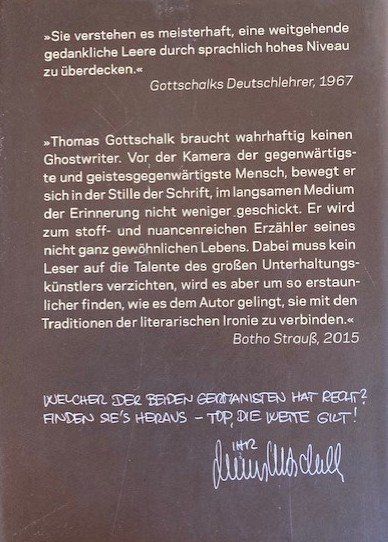 Libri: Gottschalk Thomas - Biographie – Nuovo (secondo la descrizione) da Orselina venduto da Vrenegonde 1