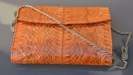 Sac cuir de serpent Tasche Schlangenlede
