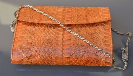 Sac cuir de serpent Tasche Schlangenlede