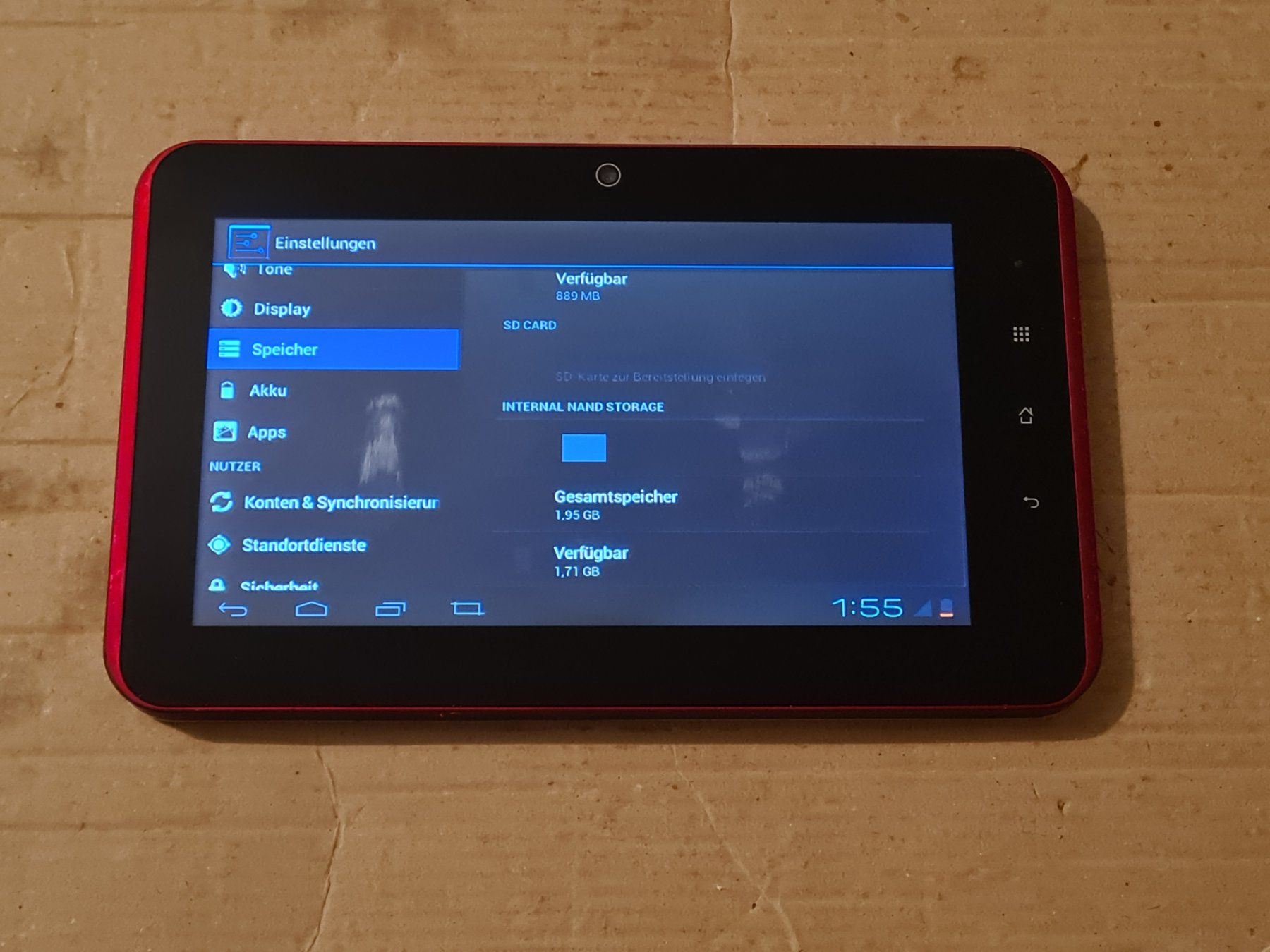 Tablet PC: Android Tablet ohne Sperre: ZT Pad Modell ICS 7" – Usato da Winterthur venduto da Opusco 4