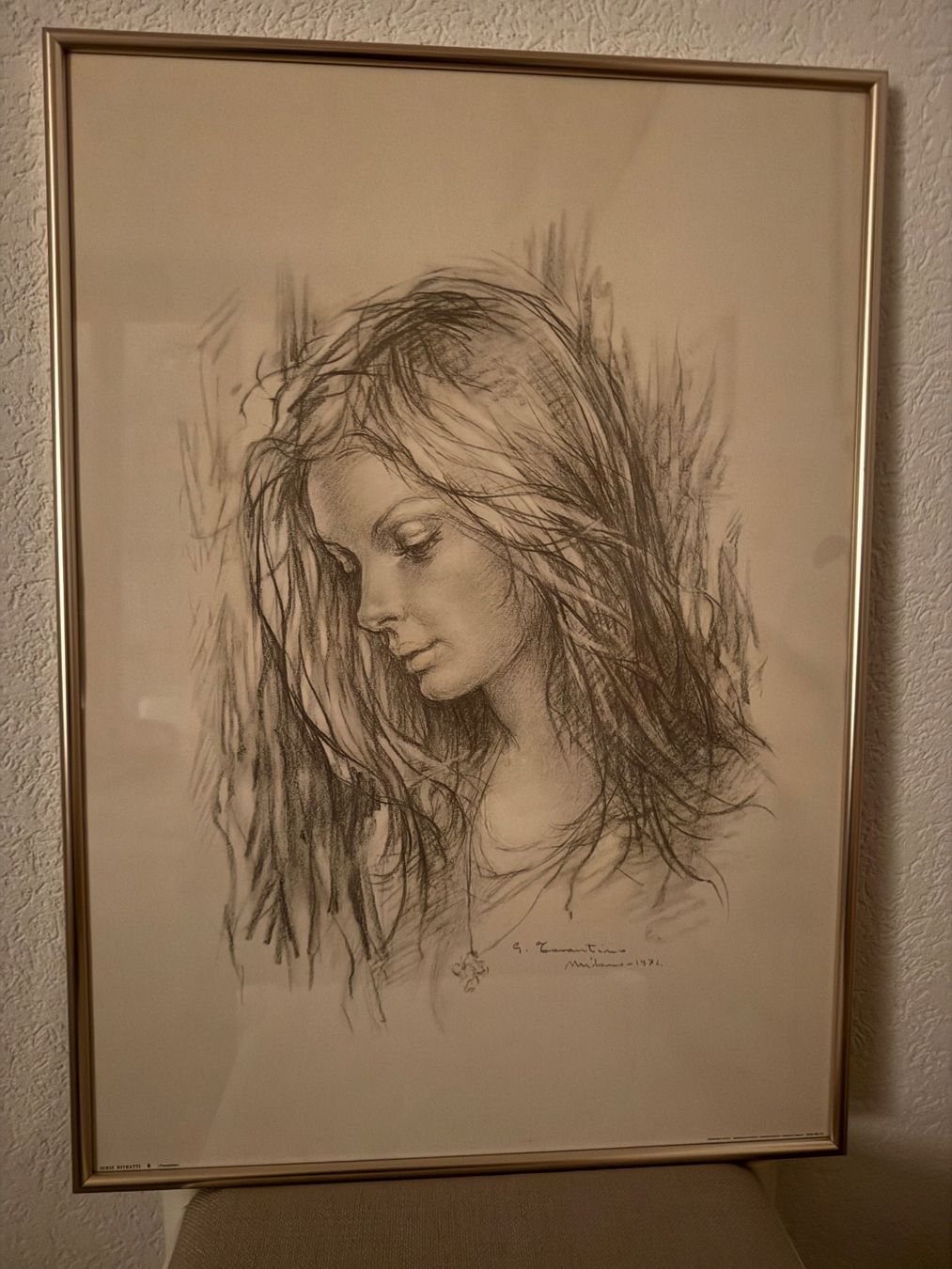 Dipinti: Dessin au crayon - Tarantino 1974 – Usato da Porrentruy venduto da RicaJU