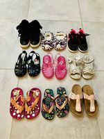 Lot 9 paires de chaussures fille taille 25