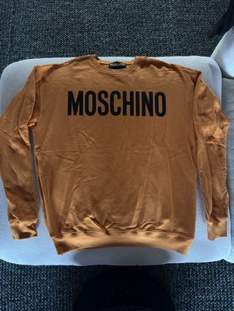 Moschino Pullover orange 100% Baumwolle Grösse L neuwertig