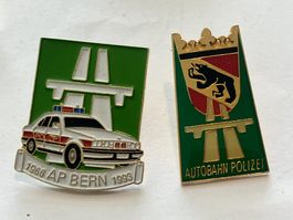 2 Pin Autobahnpolizei Bern