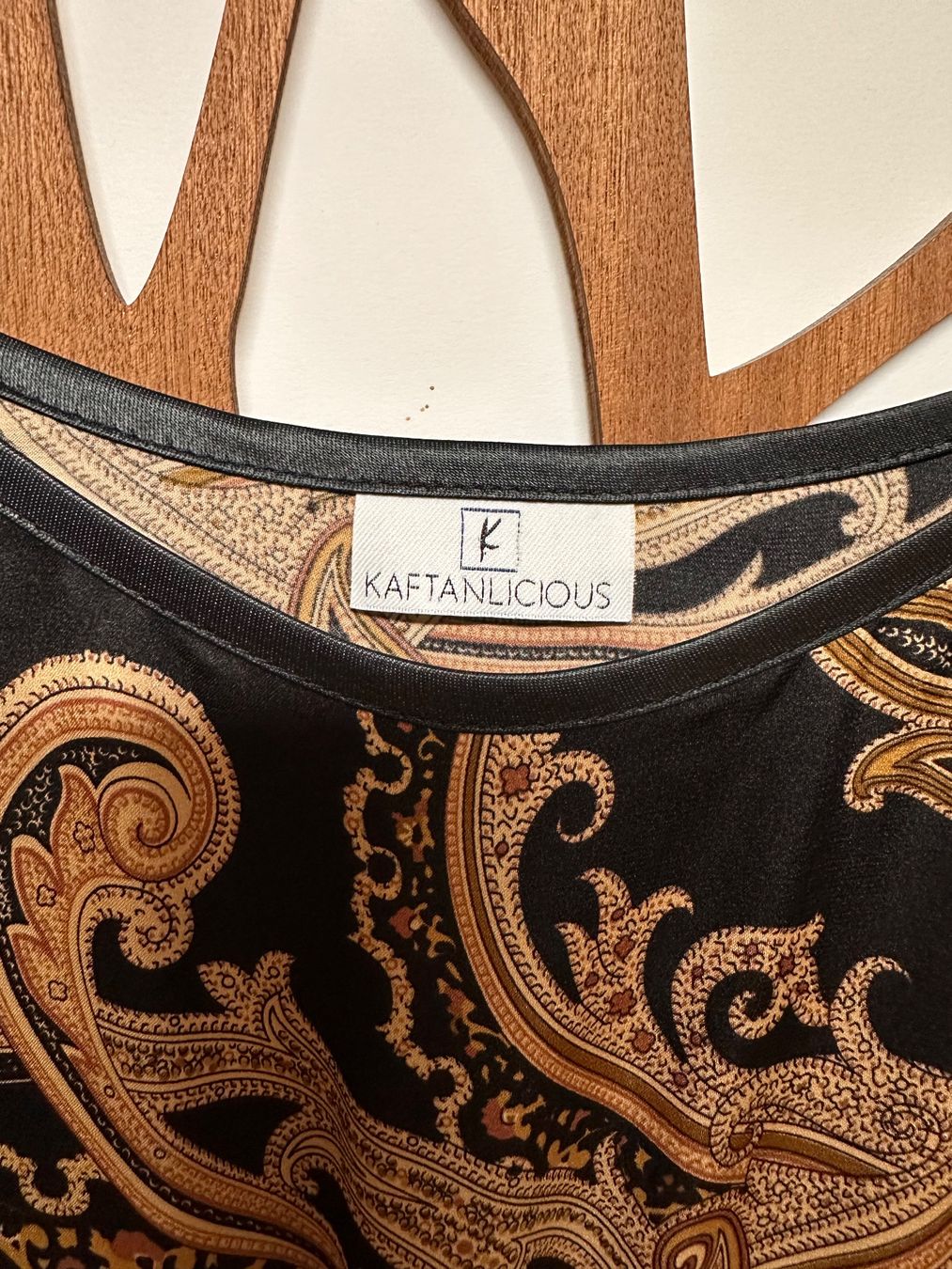 Vestiti: KAFTANLICIOUS Schwarzes Kleid ORIENTAL – Nuovo e nell'imballaggio originale da Wildhaus venduto da Davys1989 5