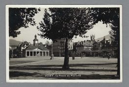 1936, VEVEY, PLACE DU MARCHÉ