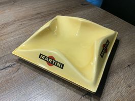 Aschenbecher Martini  gelb Vintage guter Zustand