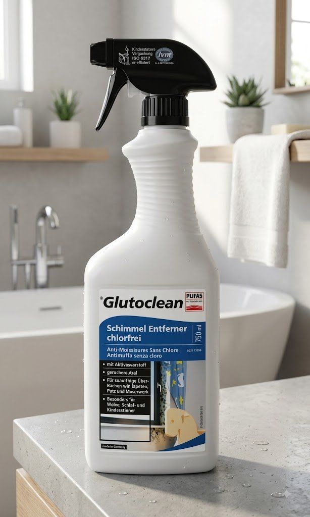 Prodotti di pulizia: Glutoclean Schimmelentferner chlorfrei 750 ml – Nuovo e nell'imballaggio originale da Jegenstorf venduto da Bracher_Shop