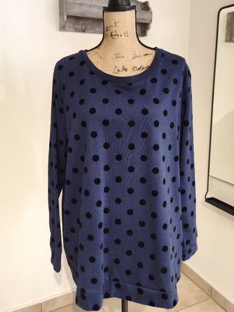 Pullover Yessica Punkte Dunkelblau Grösse XL