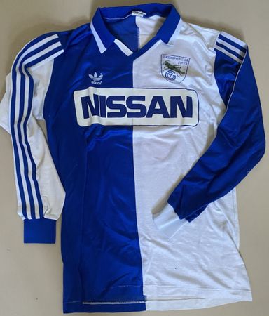 Matchworn Heinz Hermann Trikot Grasshoppers Zürich Adidas