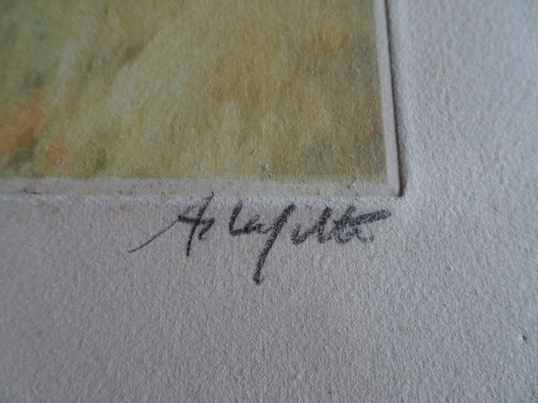 Arts picturaux & lithographies: 2 alte signierte Litho-Bilder – D'occasion à Vitznau par Mina60 4