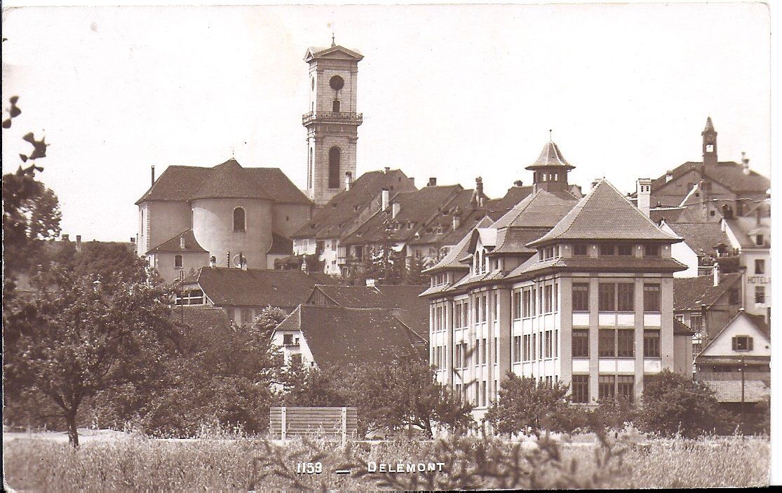 Cartoline postali: DELEMONT – Usato da Les Verrières venduto da Scampi0