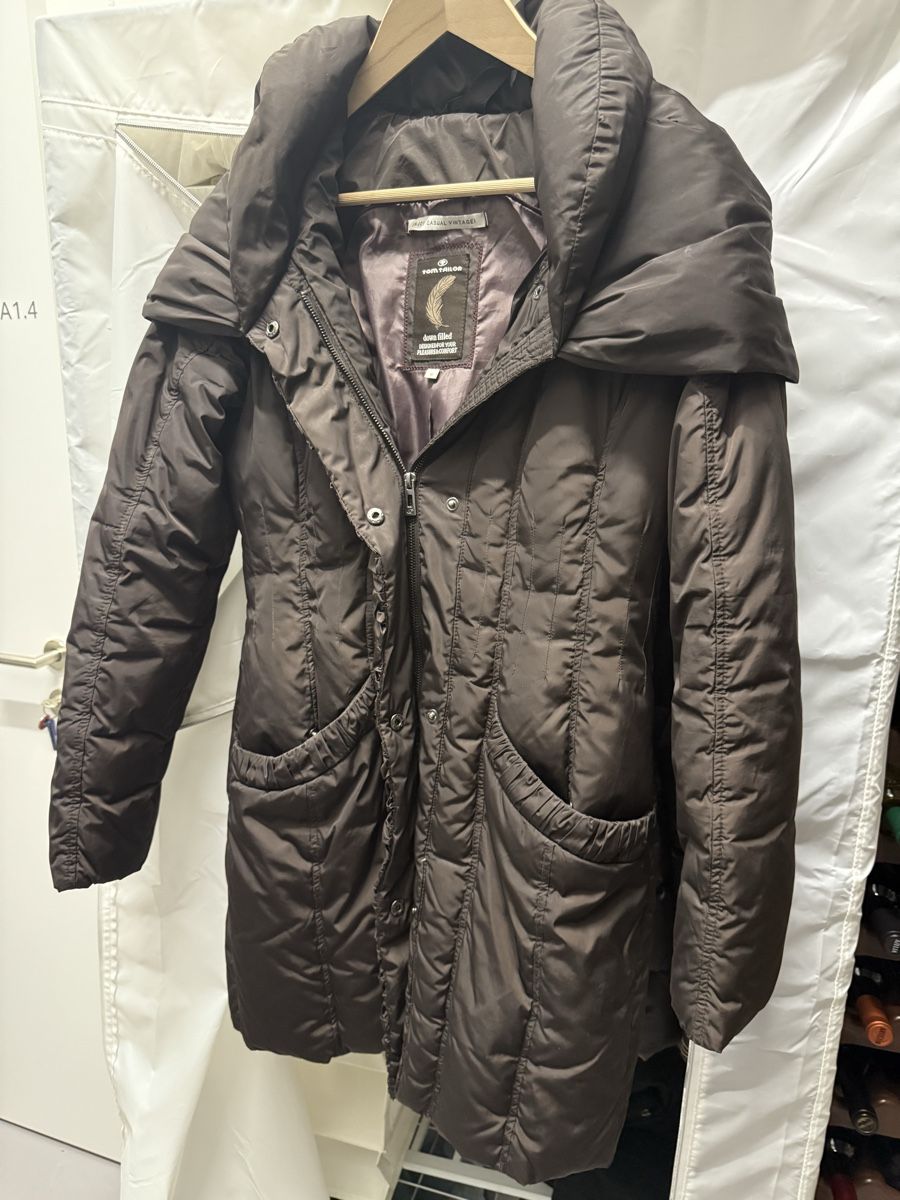 Tom Tailor Cappotti: Daunenmantel von Tom Tailor, Grösse S brown – Usato da arbon venduto da dakin 4