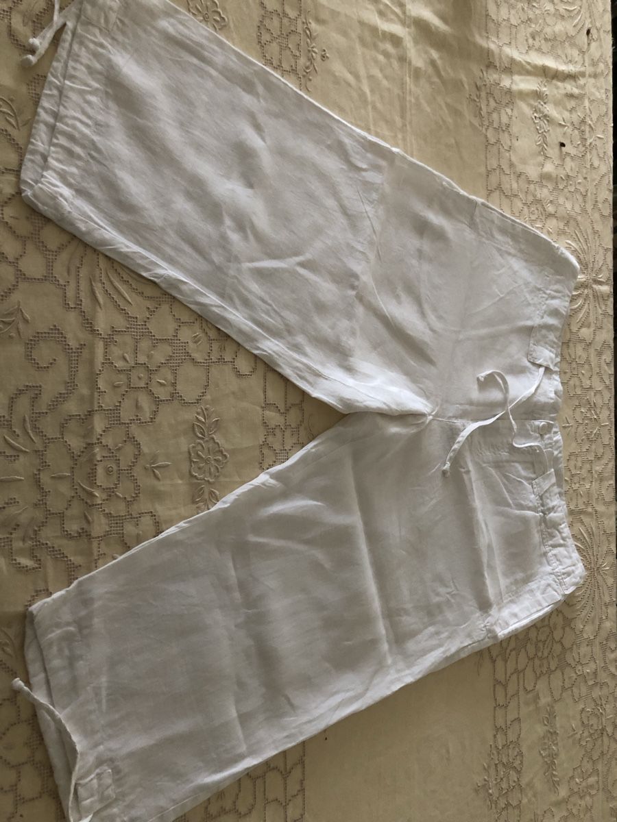 Pantaloni: 3/4-Sommerhose 100% Leinen – Nuovo (secondo la descrizione) da Solothurn venduto da Congela
