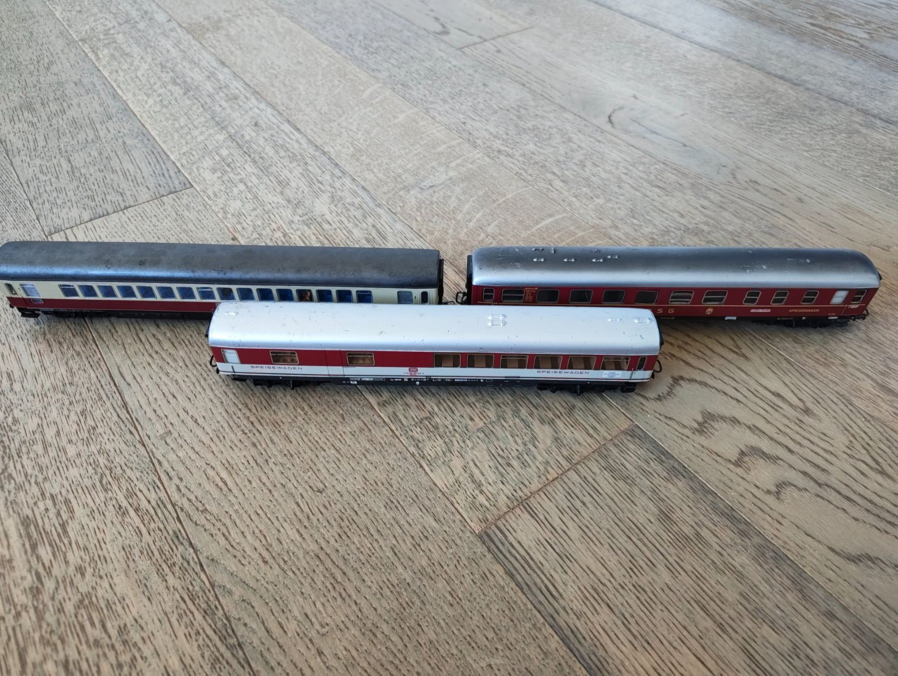 Märklin Modellini di ferrovie: 3er Speisewagen Zug Set – Usato da Lonay venduto da que_6phm