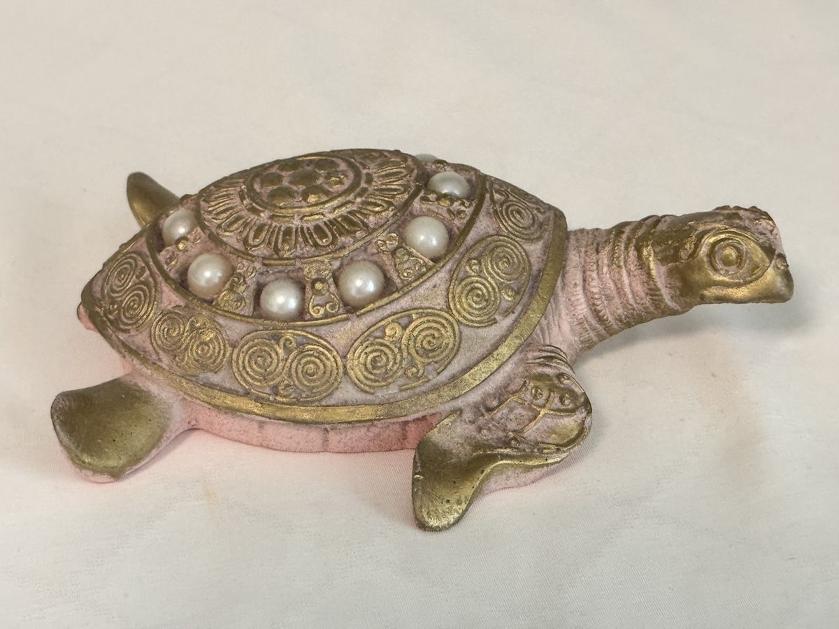 Tutte le decorazioni: dekorative Schildkröte rosa/gold – Usato da Schwerzenbach venduto da schwerzi70 1