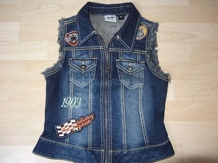 Original Harley-Davidson Jeans Patches-Veste