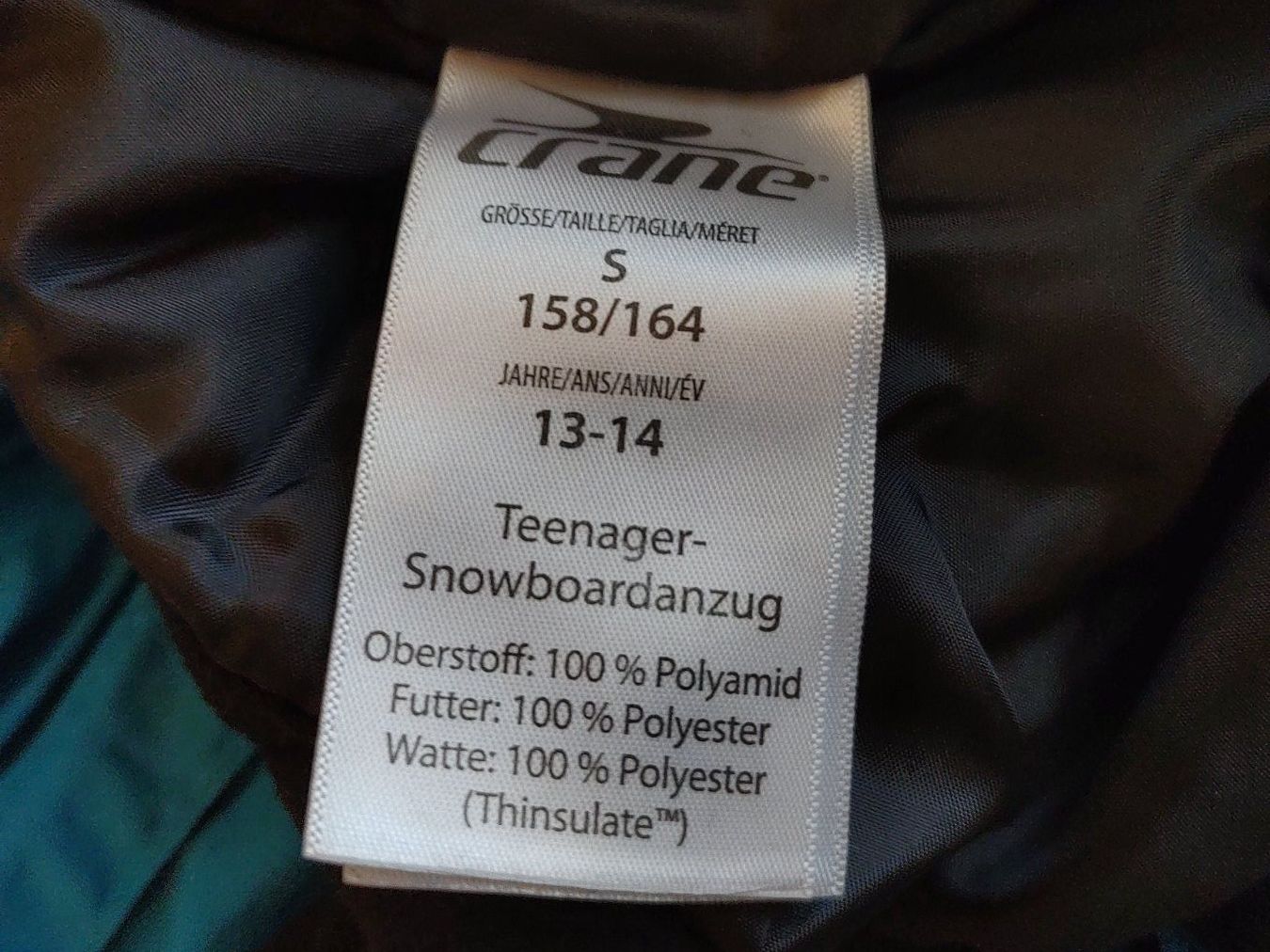 Hosen: Ski-Snowboardhose blau Gr.152 – Gebraucht aus Strengelbach von Phorensic_30 7