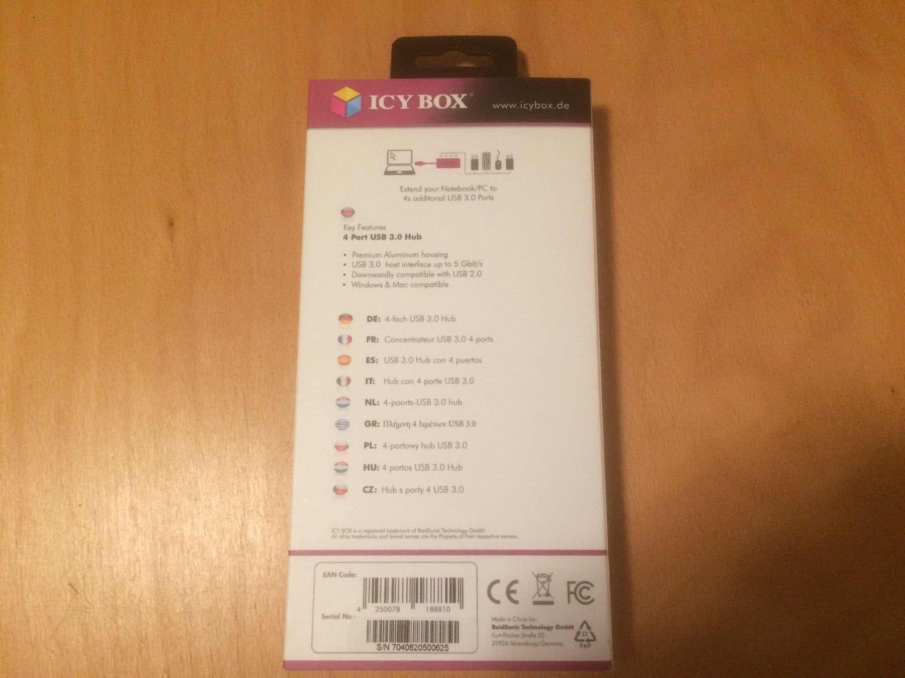 Hub & Switch: USB Hub -  4 x USB 3.0 – Nuovo e nell'imballaggio originale da Fribourg venduto da Werkt 1