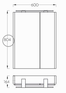 Mobili per bagno: Neues Badmöbel mit Spiegelschrank B60 cm 60% Rabatt – Nuovo (secondo la descrizione) da Root venduto da Lavaline 8