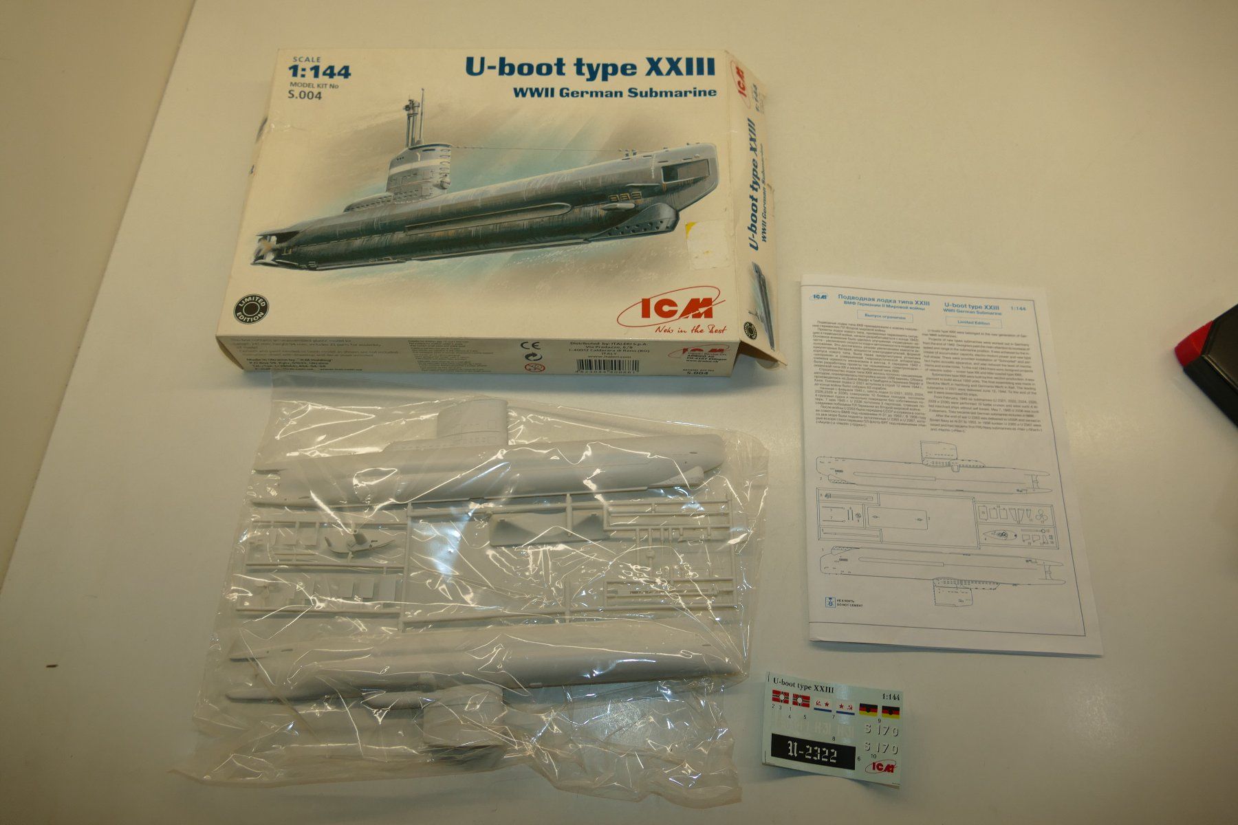 Kit di modellismo & Modellini statici: ICM 1:144: Deutsches U-Boot Typ XXIII – Nuovo (secondo la descrizione) da Niederhasli venduto da rail-duerst 2