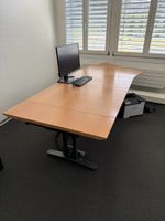 Professionelle Bürotische für KMU oder Privat, sehr stabil. 