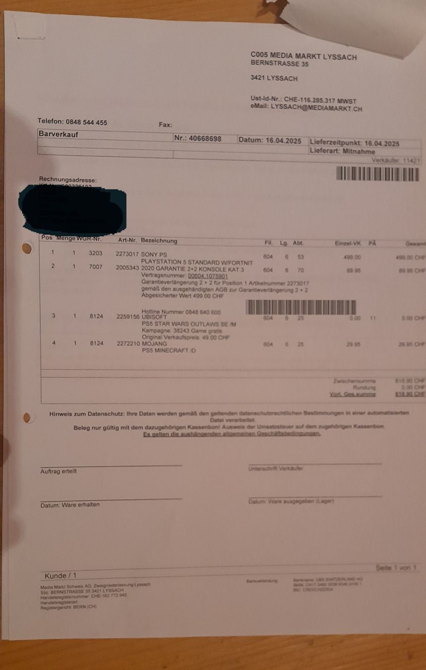 Sony Consoles: Playstation  PS5 Standart – D'occasion à Wyssachen par Joggeli008 7