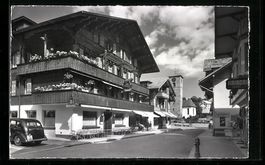 Adelboden, Dorfstrasse mit Hotel Bären