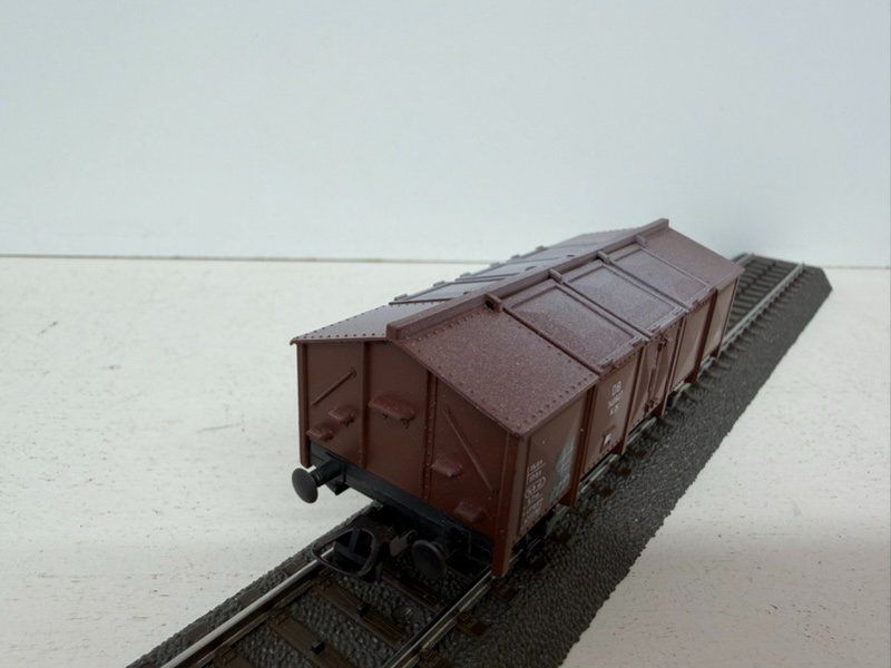 Roco Modelleisenbahnen: Spur H0 Roco 46116 DB Klappdeckelgüterwagen – Gebraucht aus Büsserach von ModellbahnDepot 4