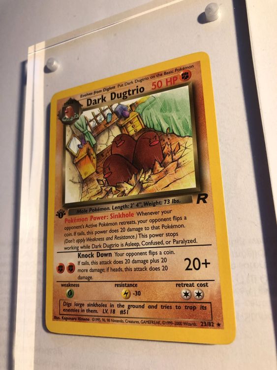 Dark Dugtrio 1st edition (rare) Team Rocket - MINT - ab 1.- (Gebraucht ...