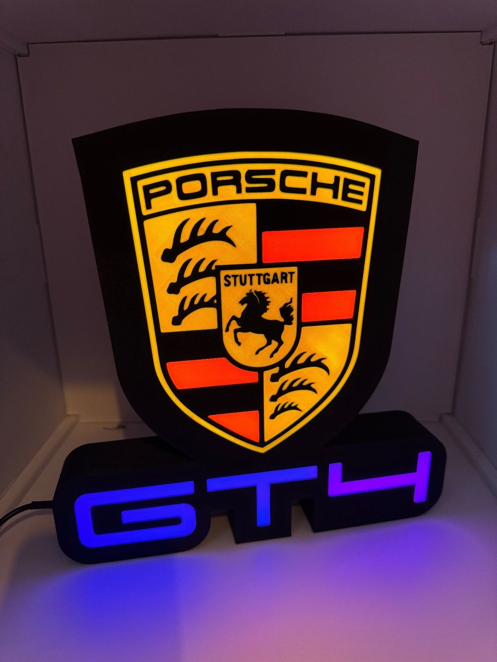 Lampade: Lightbox lumière led Porsche GT4 – Nuovo (secondo la descrizione) da Vicques venduto da PAMB3D 4