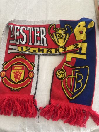 FCB Schal warm Basel - Manchester