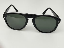 Persol, lunettes de soleil, 649, monture et verres noirs