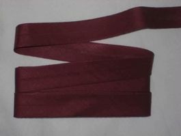 Schrägband bordeauxrot Breite 2cm/1cm