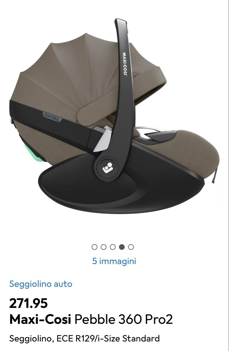 Maxi-Cosi Seggiolini per auto: maxi così pebble 360 pro 2 – Nuovo (secondo la descrizione) da Biasca venduto da Laurass4