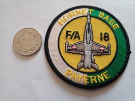 Ecusson Hornet Base Payerne F/A-18 avion armée suisse 
