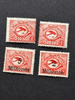 Danzig 1923 Freie Stadt Flugpost 4 Werte postfrisch mit Falz