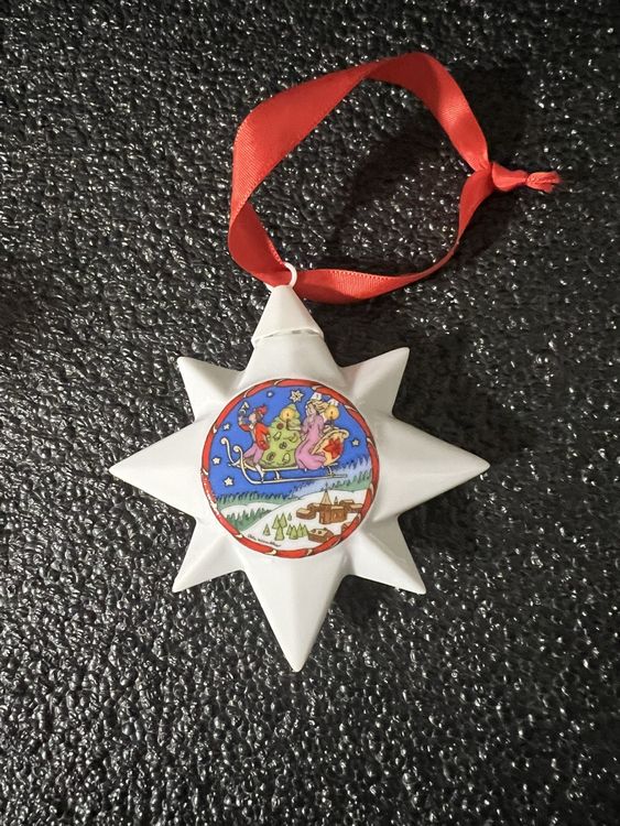 Hutschenreuther Porzellanstern 1994 / Schlittenfahrt (Neu (gemss  Beschreibung)) in Hochdorf fr CHF 20  mit Lieferung auf Ricardo kaufen