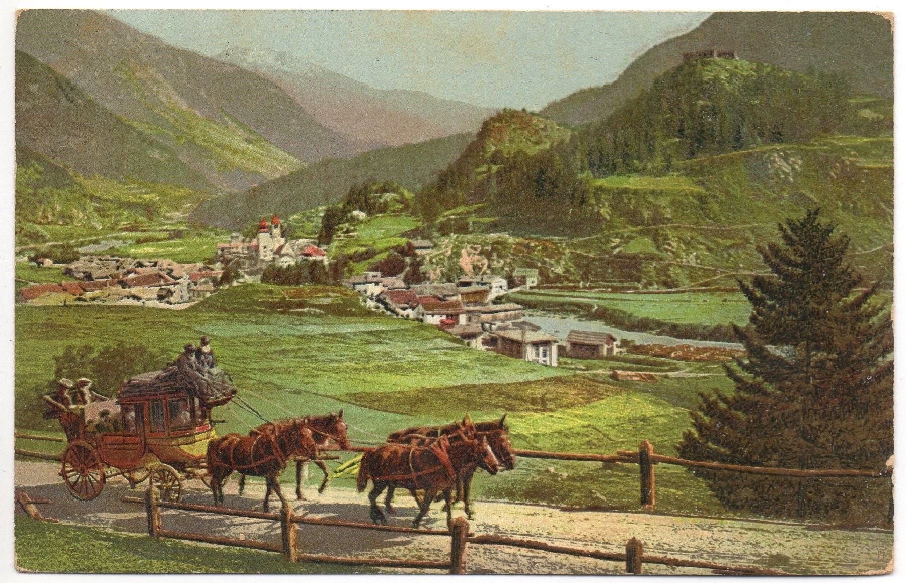 Cartoline postali: POSTKUTSCHE – Usato da Jona venduto da philajona
