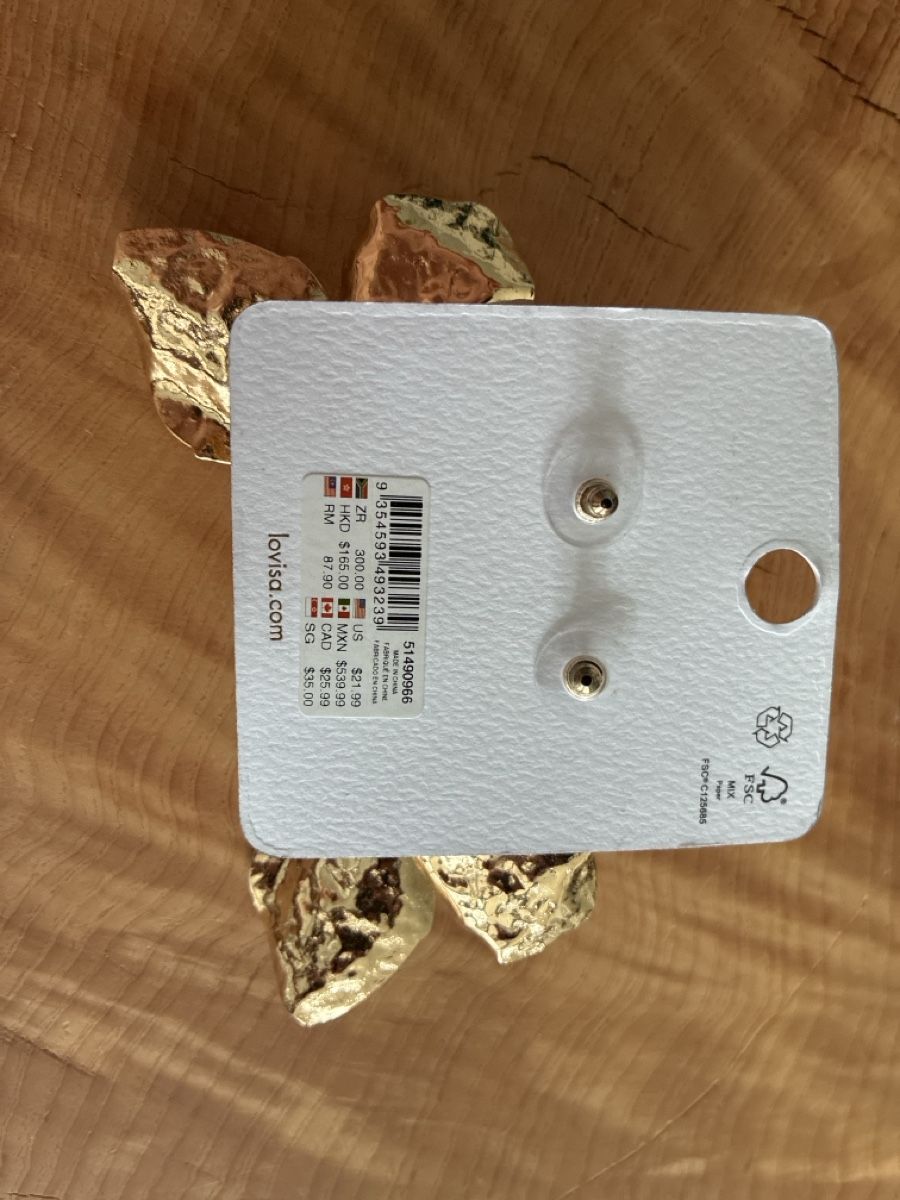 Orecchini pendenti & Orecchini a lobo: Lovisa statement earrings gold tone like new – Nuovo (secondo la descrizione) da Zürich venduto da and_bbr2 1