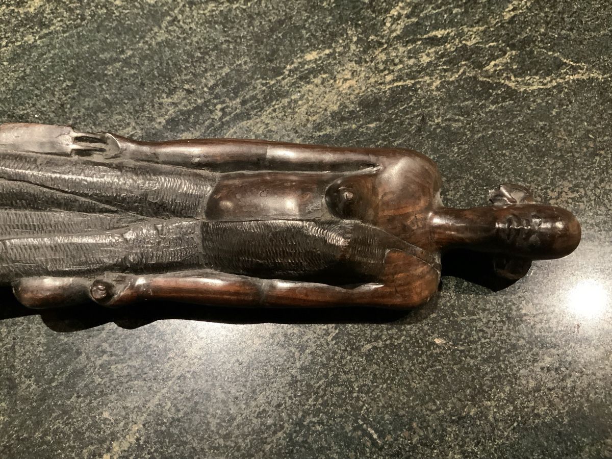 Skulpturen & Statuen: HOLZSTATUE VON TRADITIONELLEM HANDWERKER – Gebraucht aus Reichenbach im Kandertal von Cellobello11 1