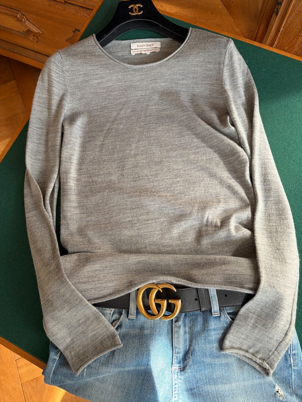 Maglioni & Felpe: ELLEN TRACY  Pullover 100% EXTRA FINE MERINO WOOL – Usato da Interlaken venduto da Bona55 5