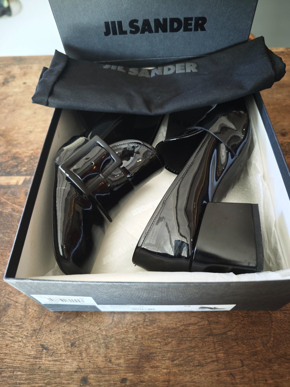 Jil Sander Damenschuhe: Jil Sander, Schwarze Lack Loaefer, Grösse 39 – Gebraucht aus Uetikon am See von AJV63 6