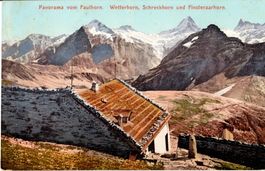 Postkarte Panorama vom Faulhorn